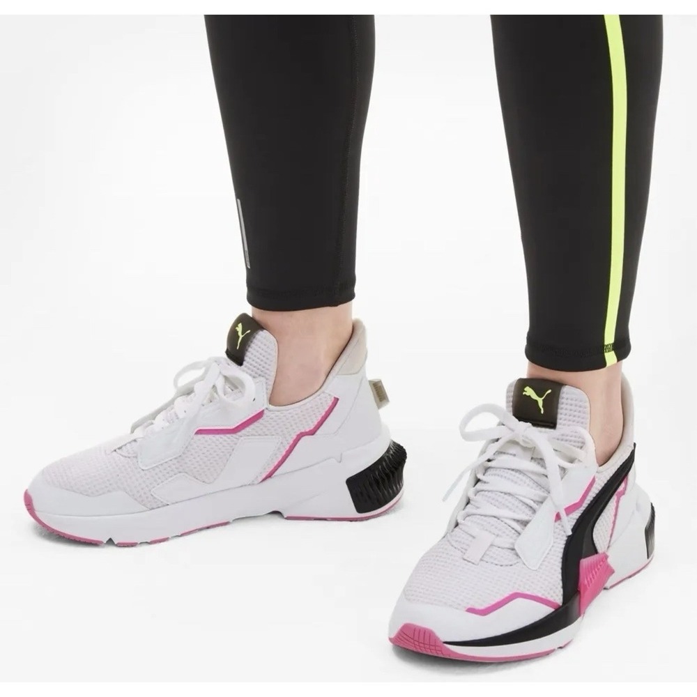 Puma Provoke XT Training Sneaker Athletic Gym workout 8 white running jogging